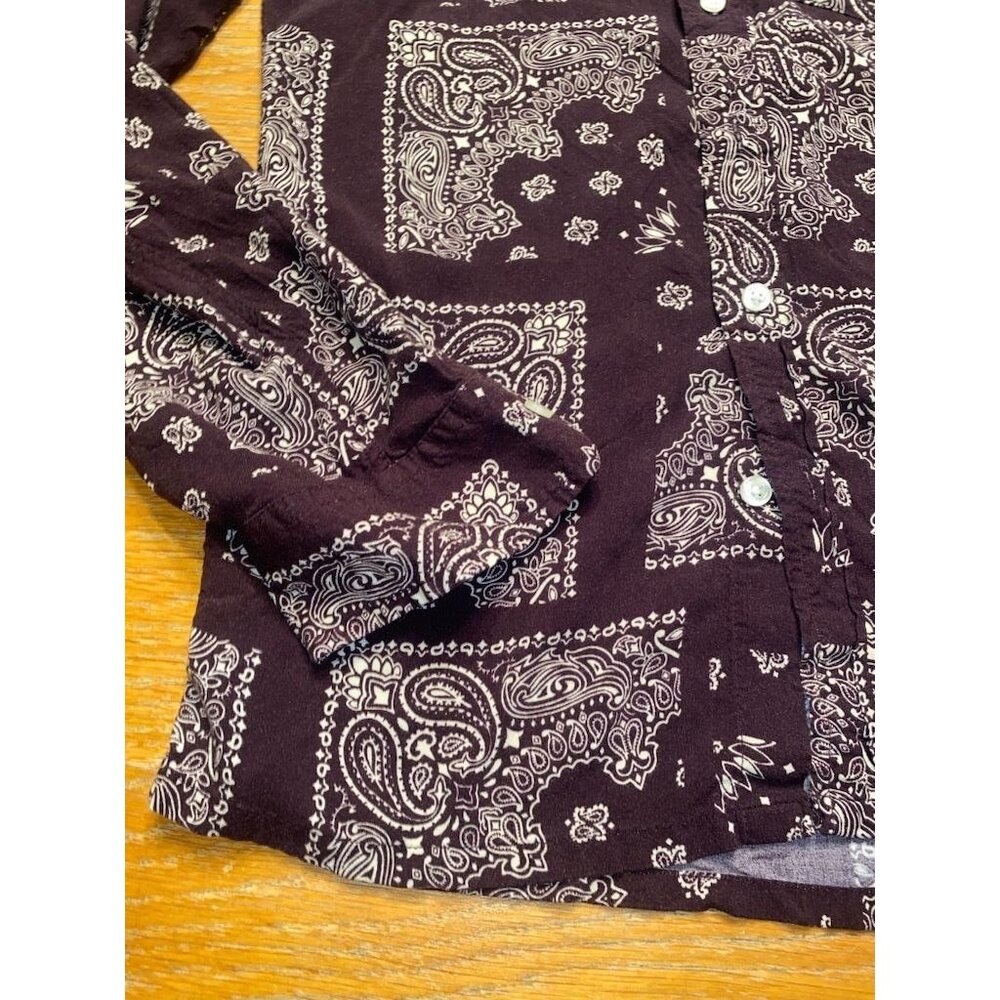 Primark Paisley Button Down-S - Picture 2 of 3